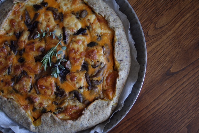 Tarte di zucca funghi e formaggio