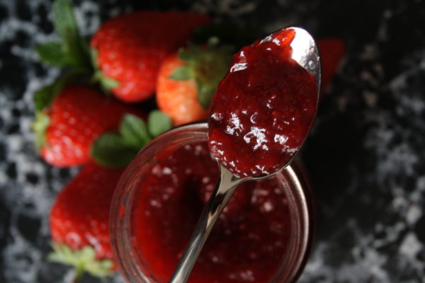 Marmellata di fragole -e menta-