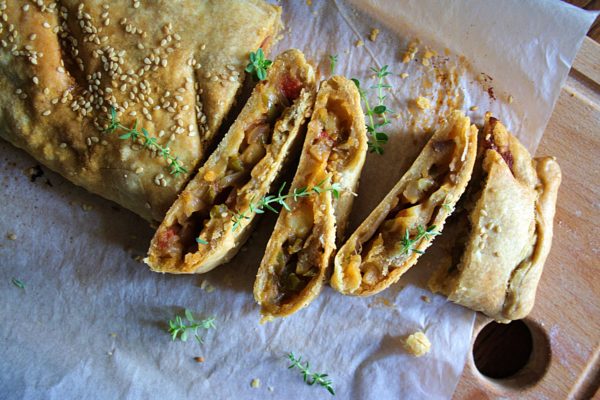Strudel salato – con verdure di stagione –