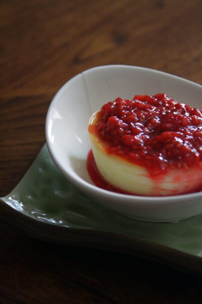 Mini cheescake allo squacquerone